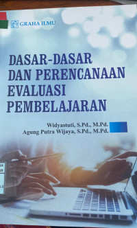 Image of Dasar-dasar Perencanaan dan Evaluasi Pembelajaran