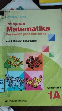 Image of Pelajaran Matematika 1 A SD